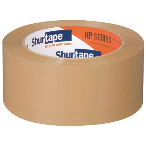 3x110yd 2mil Tan Carton Tape 24/cs Hot Melt 60/sk