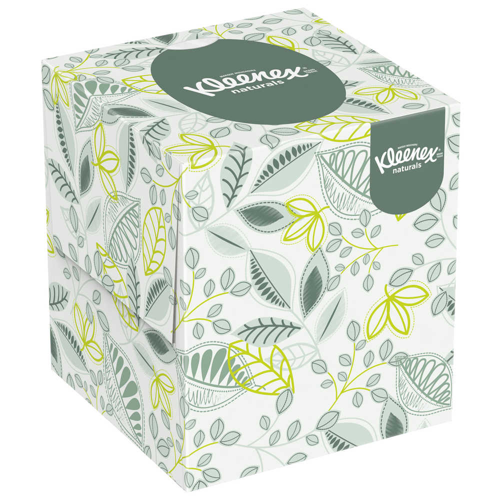 36/95 Kleenex Upright Naturals Facial Tissue