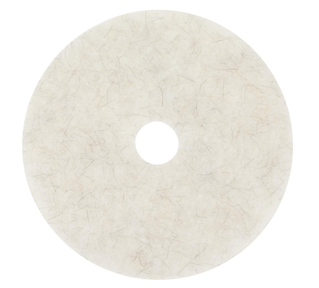 3M™ Natural Blend White Pad 3300, 19 in, 5/case