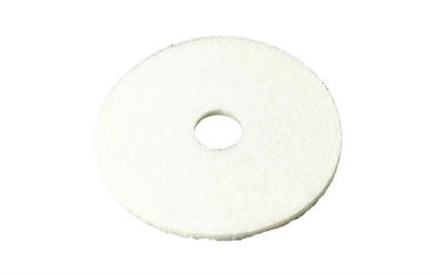 3M™ White Super Polish Pad 4100, 17 in, 5/case