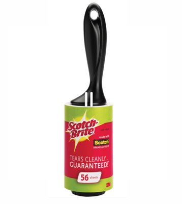 ScotchBrite Lint Roller, 56 Sheets/Roller