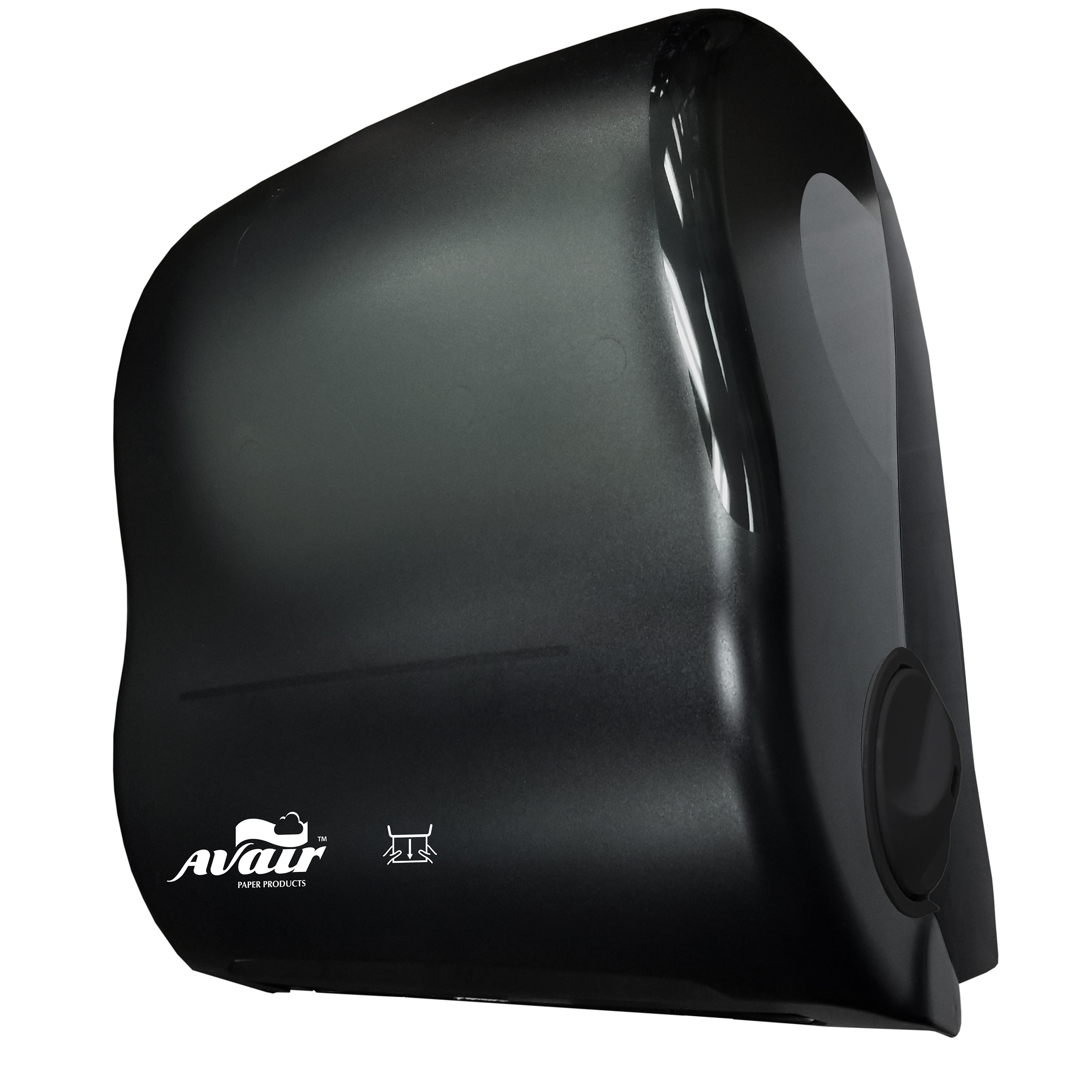 AVAIR Mechanical Roll Towel Dispenser, Smoke