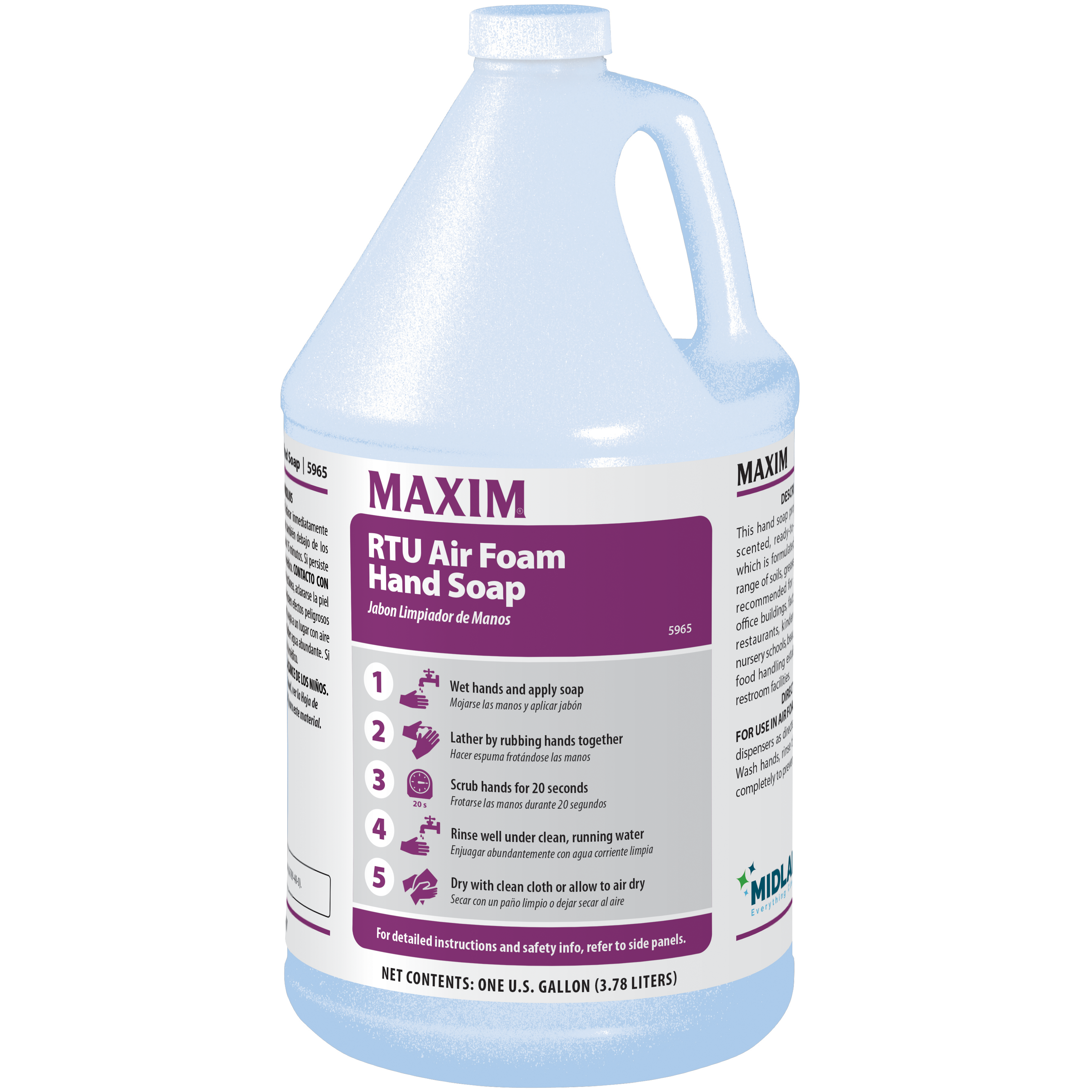 Maxim® RTU Foam Hand Soap (Pump not included) - 4/1G