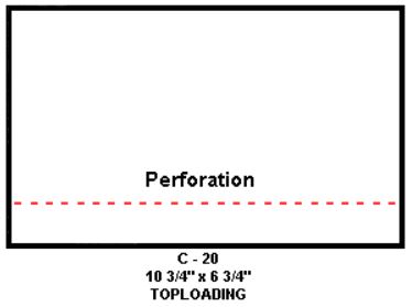 6 3/4 x 10 3/4 Clear Packing List 23053