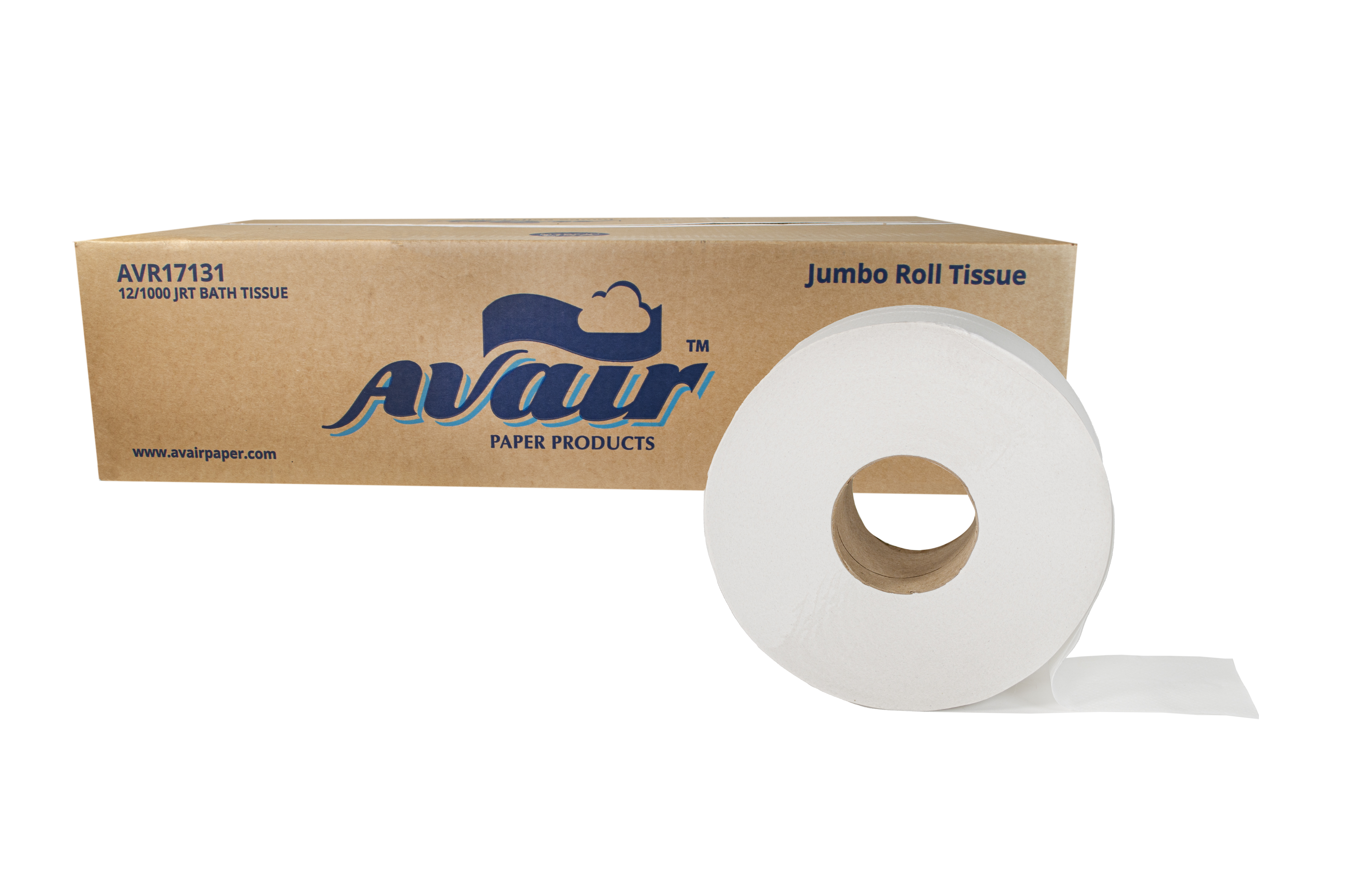 AVAIR JRT Bath Tissue 2Ply 3.3" wide - 12/1000