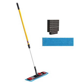 Adaptable Microfiber Flat Mop Kit