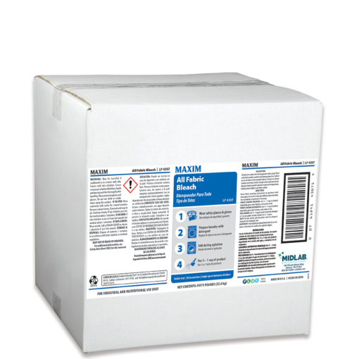 Maxim All Fabric Bleach - 50 lb. Case. ea