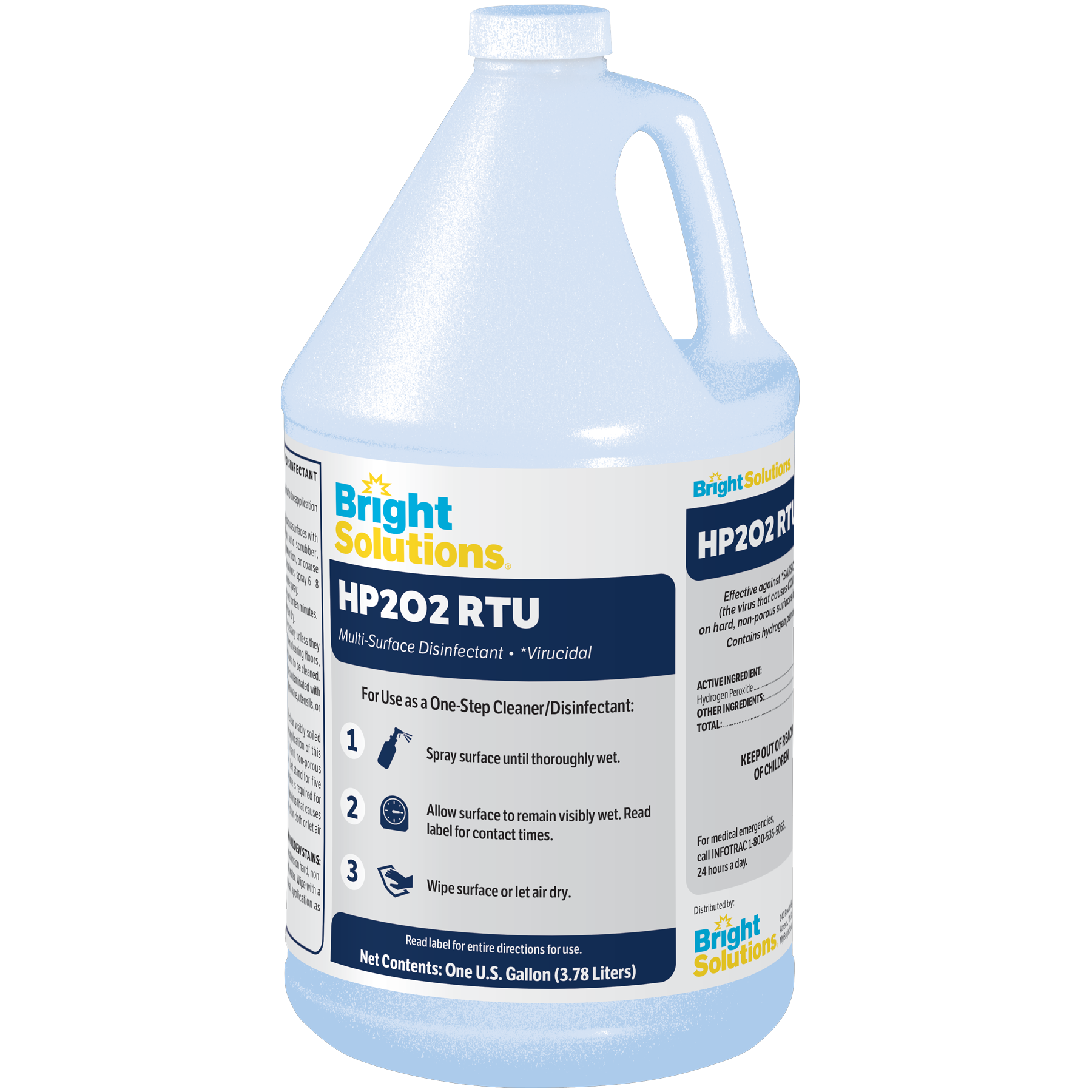 HP2O2 RTU Disinfectant - 4/1g