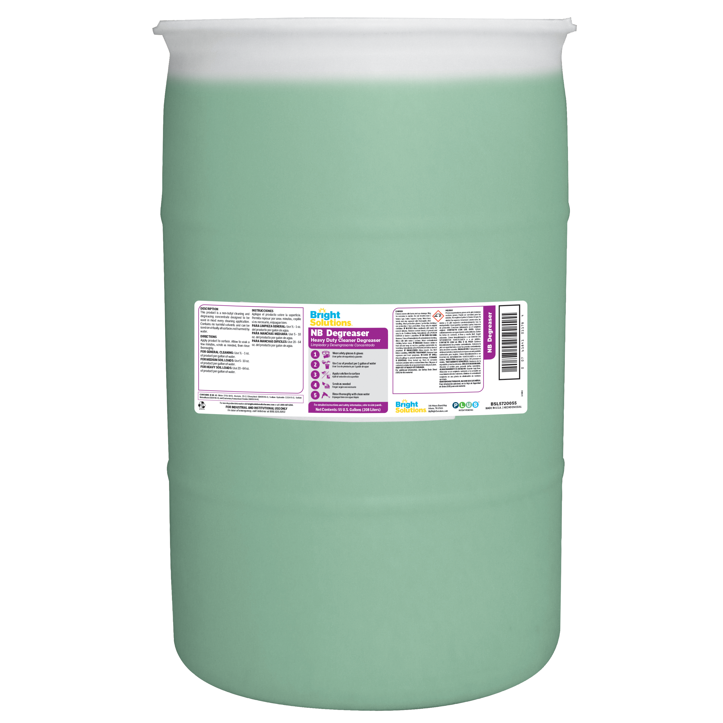 Bright Solutions® Non-Butyl Degreaser - 55gl