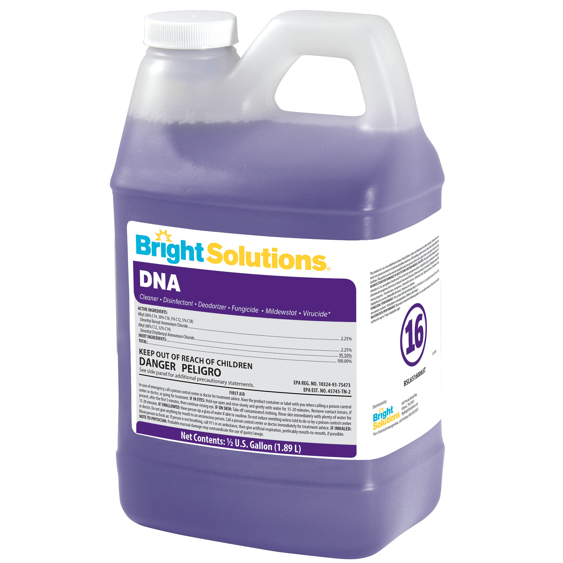 Bright Solutions® DNA #16 Restroom Cleaner - 4/64oz