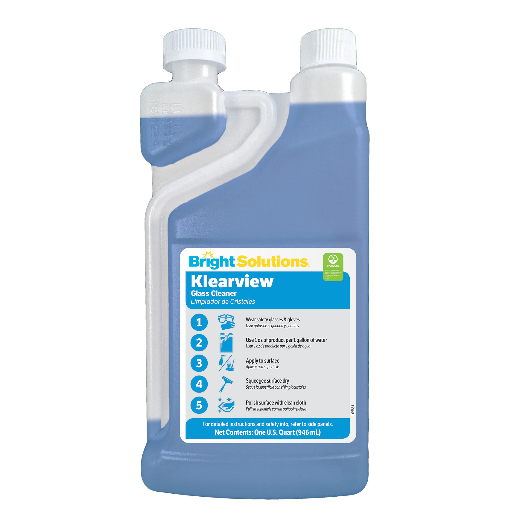 Bright Solutions® Klearview Glass Cleaner #1 - 6/1Q