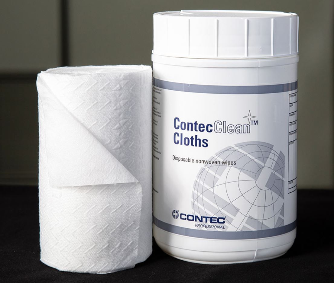 ContecClean™ Cloth Wipes, Half Fold, Perf. Roll - 12/75