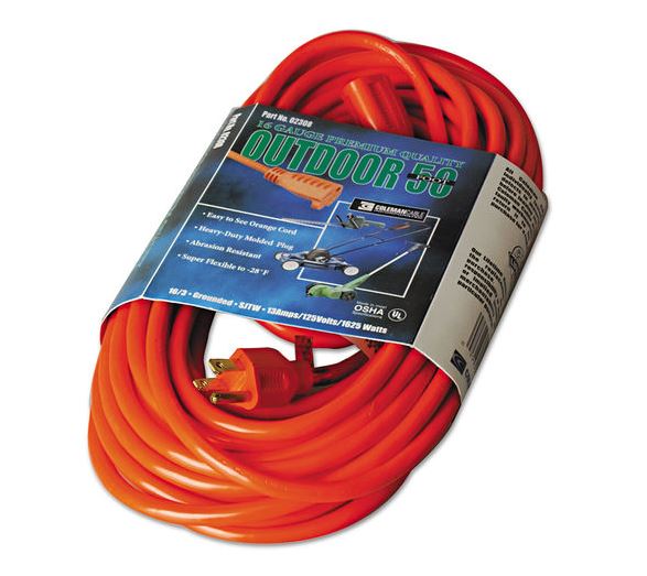 Vinyl Outdoor Extension Cord, 50 ft.