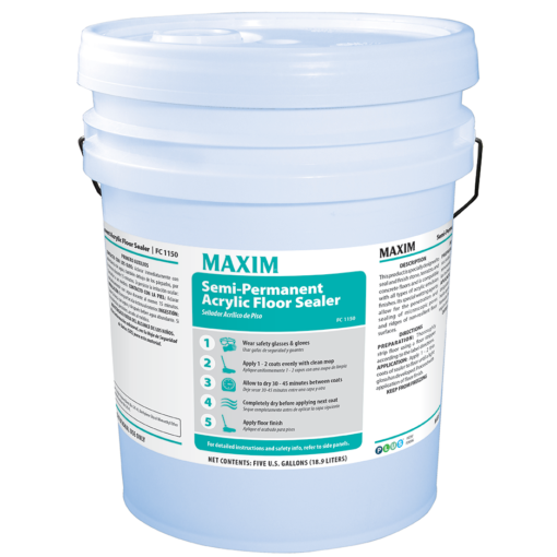 Maxim Acrylic Floor Sealer/Finish - 5 Gal.. ea