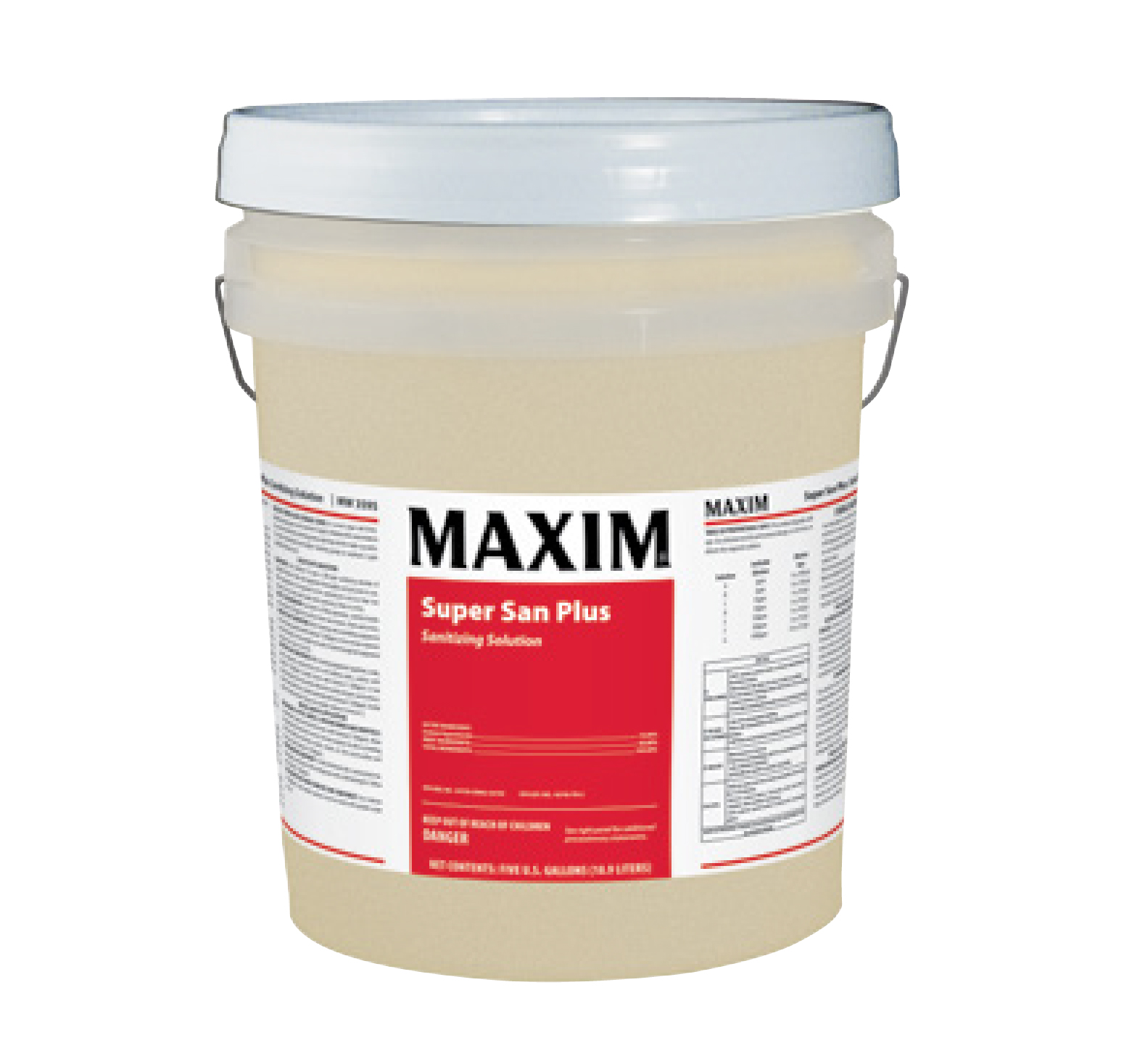 Maxim[R] Super San Sanitizer Plus Sanitizing Solution -5 Gal. ea