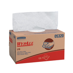 18/125 Wypall L10 Wht Util Popup Wiper 9" EPP