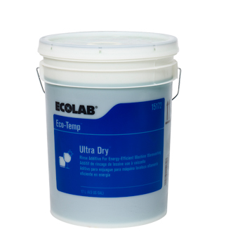 Ecolab[R] EcoTemp Ultra Dry[R] Rinse Additive - 4.5 Gal.. ea