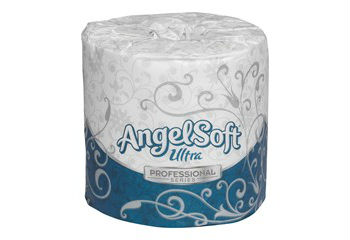 GP Angel Soft Ultra Professional Series ™ White 2-Ply Premium Embossed Bathroom Tissue, 60/400