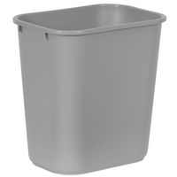 Rubbermaid[R] Soft Wastebasket - 28 1/8 Qt., Gray. ea