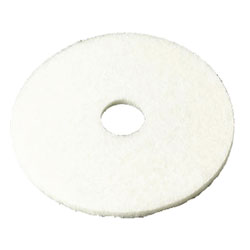 3M[TM] 4100 White Super Polish Pad - 13". 5/cs