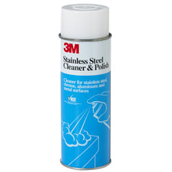 3M[TM] Brand Stainless Steel Cleaner & Polish - 21 oz.. 12/cs