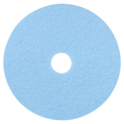 3M[TM] 3050 Sky Blue Hi-Performance Burnish Pad - 20". 5/cs