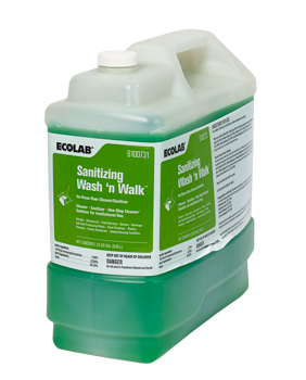 2.5G SANITIZING WASH 'N WALK DRAIN/FLOOR CLEANER