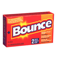 P&G Bounce Dryer Sheets - 156 Sheets, Coin Op. 156/cs