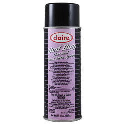 Claire[R] Bed Bug, Lice Dust Mite Killer - 13 oz Net Wt.. 12/cs