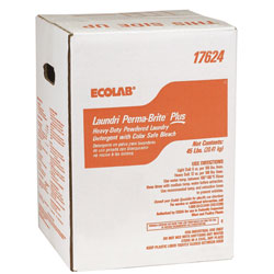 Ecolab[R] Laundri Perma Brite Plus - 45 lb.. ea