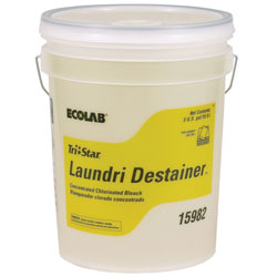 Ecolab[R] Tri-Star[R] Laundri Destainer - 5 Gal.. ea