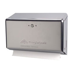 Georgia-Pacific Towel Dispenser - Multifold, Chrome. 10/cs