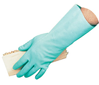 Medium Nitrile Flock-lined Gloves, 1dz