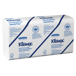 Kimberly-Clark[R] Kleenex[R] Scottfold[R] Towel - 7.8375",Wh. 25/120/cs