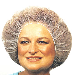 Cellucap Koronet Polyester Honeycomb Hairnet-Brown,18". 10/100/cs