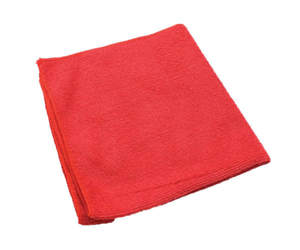 12/bg Red Microfiber All;Purpose Cloth 16x16 EPP