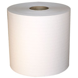 Merfin[R] Signature White Roll Towel - 7.5" x 800'. 6/cs