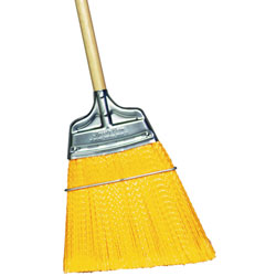 MDB Large Angled Broom w/Wood Handle. ea