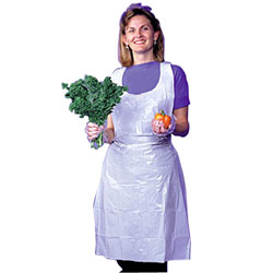 10/100 Ambitex® Poly Apron 24x42, 1 mil