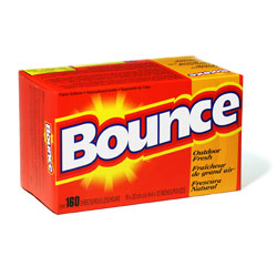 P&G Bounce[R] Dryer Sheets - 6/160 Use. 6/cs