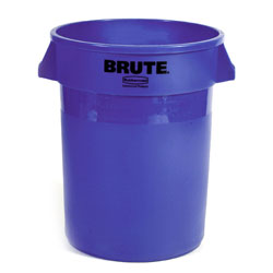 Rubbermaid[R] BRUTE[R] Round Container - 32 Gal., Blue. 6/cs