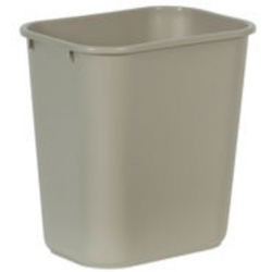 28qt Beige Wastebasket