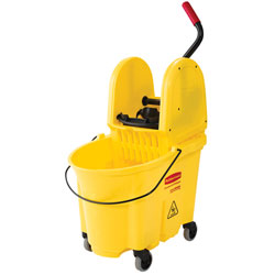 Rubbermaid[R] WaveBrake[R] Down Press Combo - 35 Qt.,Yellow. ea