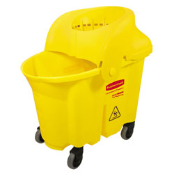 Rubbermaid[R] WaveBrake[R] Institutional Combo-35 Qt.Yellow. ea