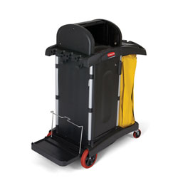 Rubbermaid[R] Hygen[TM] High Security Cleaning Cart. ea