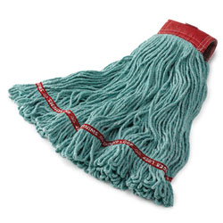 Rubbermaid[R] Swinger Loop[R] Wet Mop - Medium, 5", Blue. 6/cs