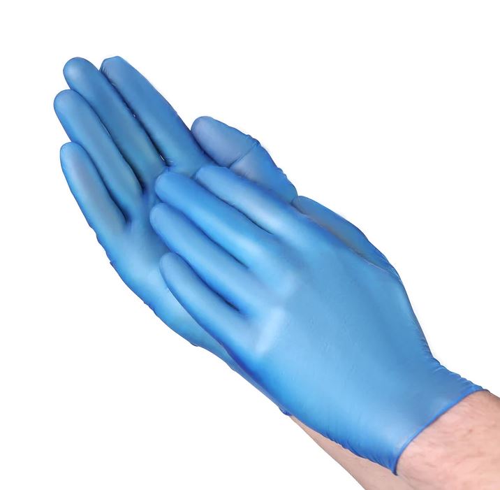 VGuard® Blue Vinyl Powdered Industrial Glove