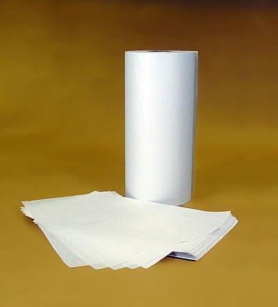 13x2500 White Interleaving Paper 3" core 50#